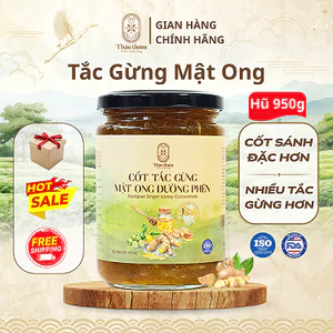 Tắc Gừng Mật Ong Đường Phèn Thảo Thơm, Mua 2 Tặng 1 Hũ 440gram, Hũ Thủy Tinh