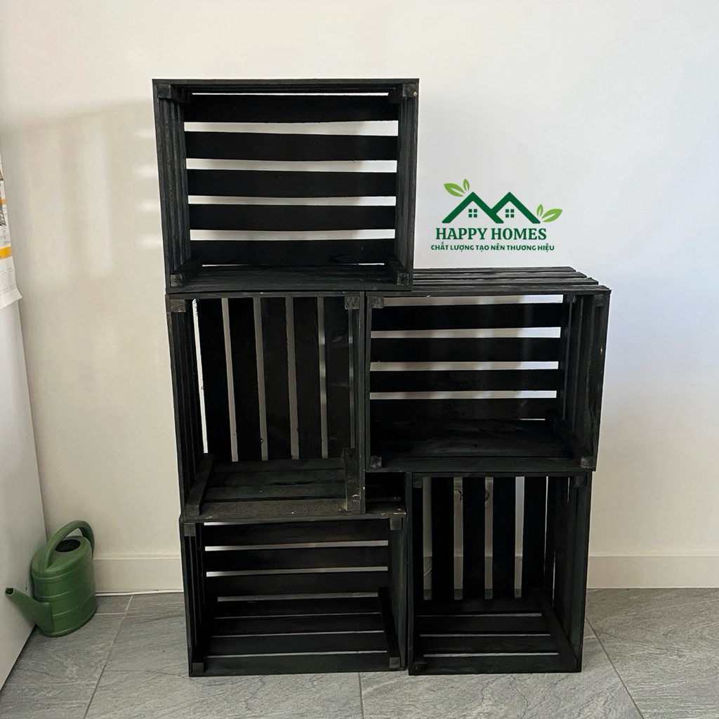 Thùng gỗ pallet đựng đồ, trang trí đa năng | BigBuy360 - bigbuy360.vn