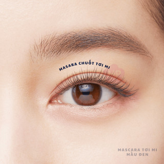 Mascara  Kissme Màng Film Chống Trôi, Chải Tơi Và Dày Rậm Làn Mi Mỏng Màu Đen (4.5G)