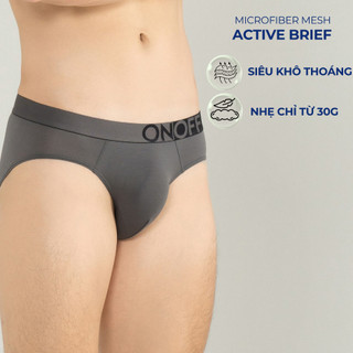 Combo 2 quần lót nam microfiber mesh siêu mềm thoáng khí ONOFF 18UO25A022-18UQ25A021
