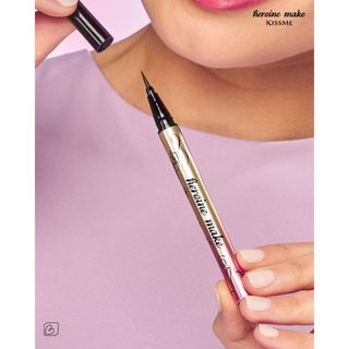 Bút Kẻ Mắt Nước Bền Màu,Không Trôi Kissme Eyeliner Rich Keep Màu Nâu Trà 54 Bản Giới hạn