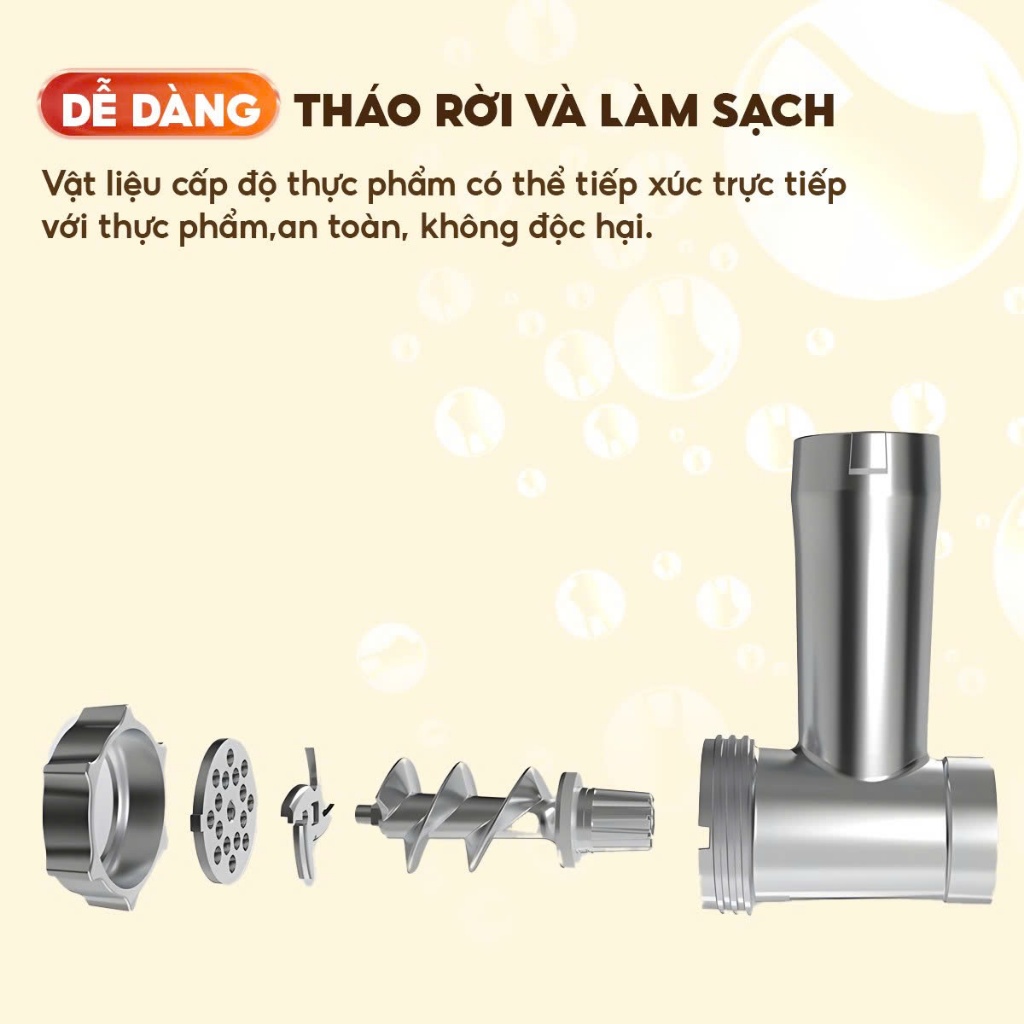 Máy Làm Xúc Xích Venko VK-MG2800 Công Suất 3000W Đa Năng Xay Nghiền Thịt Nhồi Xúc Xích Bảo Hành 12 Tháng