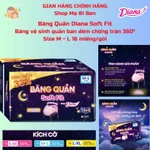 [MUA 9 TẶNG 3= 12 GÓI] Băng vệ sinh quần Diana Soft Fit M-L12+4/ S-M12+4/ L-XL12+4 BVS quần ban đêm chống tràn 360° — ảnh 5