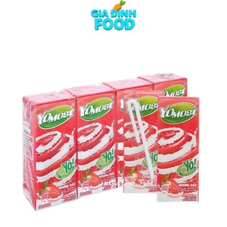 Sữa chua uống Yomost vị Cam/ Dâu/ Việt quất - 170ml/ lốc 4 hộp