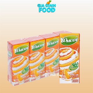 Sữa chua uống Yomost vị Cam/ Dâu/ Việt quất - 170ml/ lốc 4 hộp
