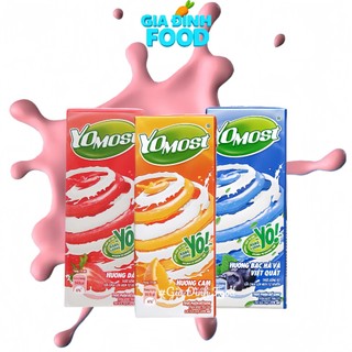 Sữa chua uống Yomost vị Cam/ Dâu/ Việt quất - 170ml/ lốc 4 hộp