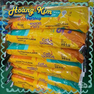 Hạt Mèo Cat Licious (Combo 10kg - 20 kg) Vị Cá Biển, mèo trưởng thành, dinh dưỡng, tiết kiệm Kèm quà