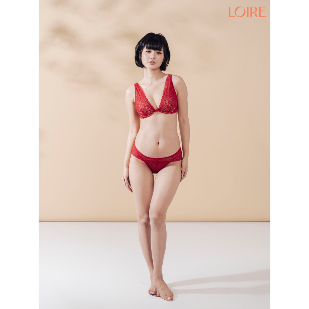 Áo Lót Ren Loire Al250735 Có Gọng Mềm Đệm Mỏng Lớp Ren Mềm Mại