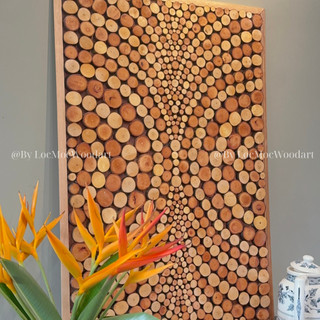 Tranh Gỗ Treo Tường Cánh Bướm - Trang Trí Thiên Nhiên Lộc Mộc Decor, sản phẩm tái chế handmade