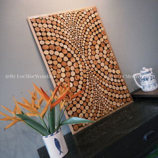 Tranh Gỗ Treo Tường Cánh Bướm - Trang Trí Thiên Nhiên Lộc Mộc Decor, sản phẩm tái chế handmade