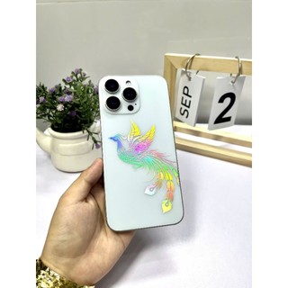 [Hot] Miếng dán PPF hình Phượng Hoàng vân nổi hiệu ứng bảy màu trong nhám cho Điện Thoại