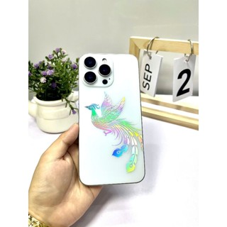 [Hot] Miếng dán PPF hình Phượng Hoàng vân nổi hiệu ứng bảy màu trong nhám cho Điện Thoại