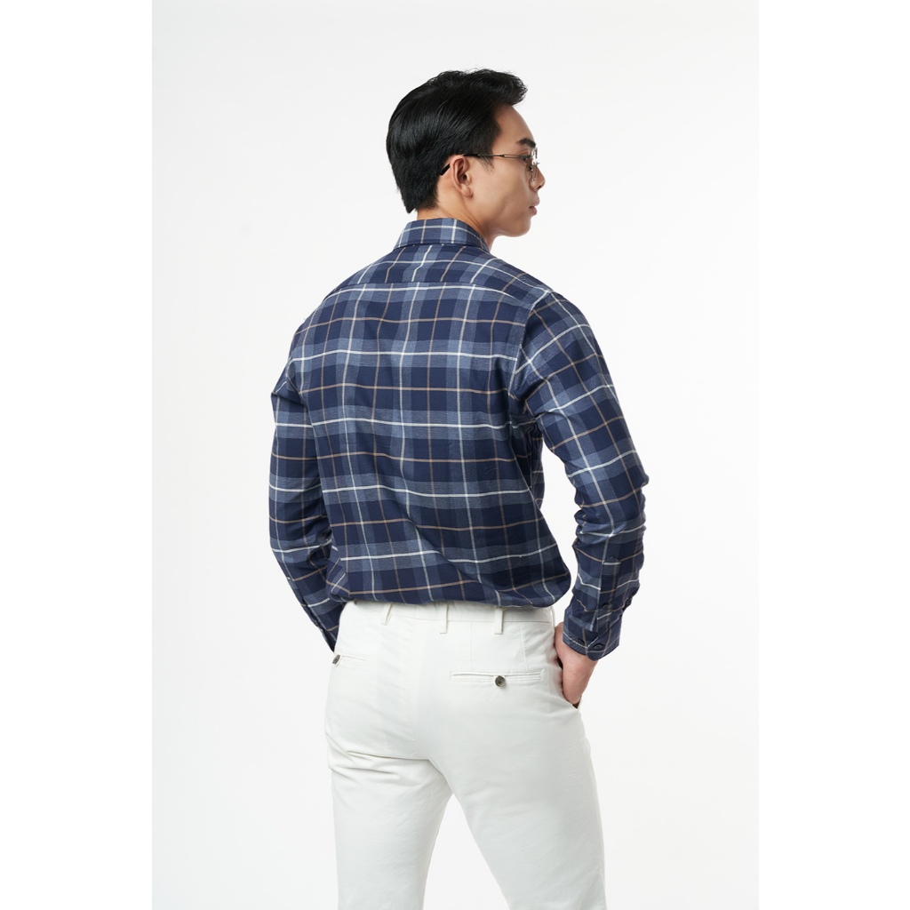 Áo Sơ Mi Nam Caro Tay Dài Cotton NINOMAXX Thương Hiệu N&M 2110032