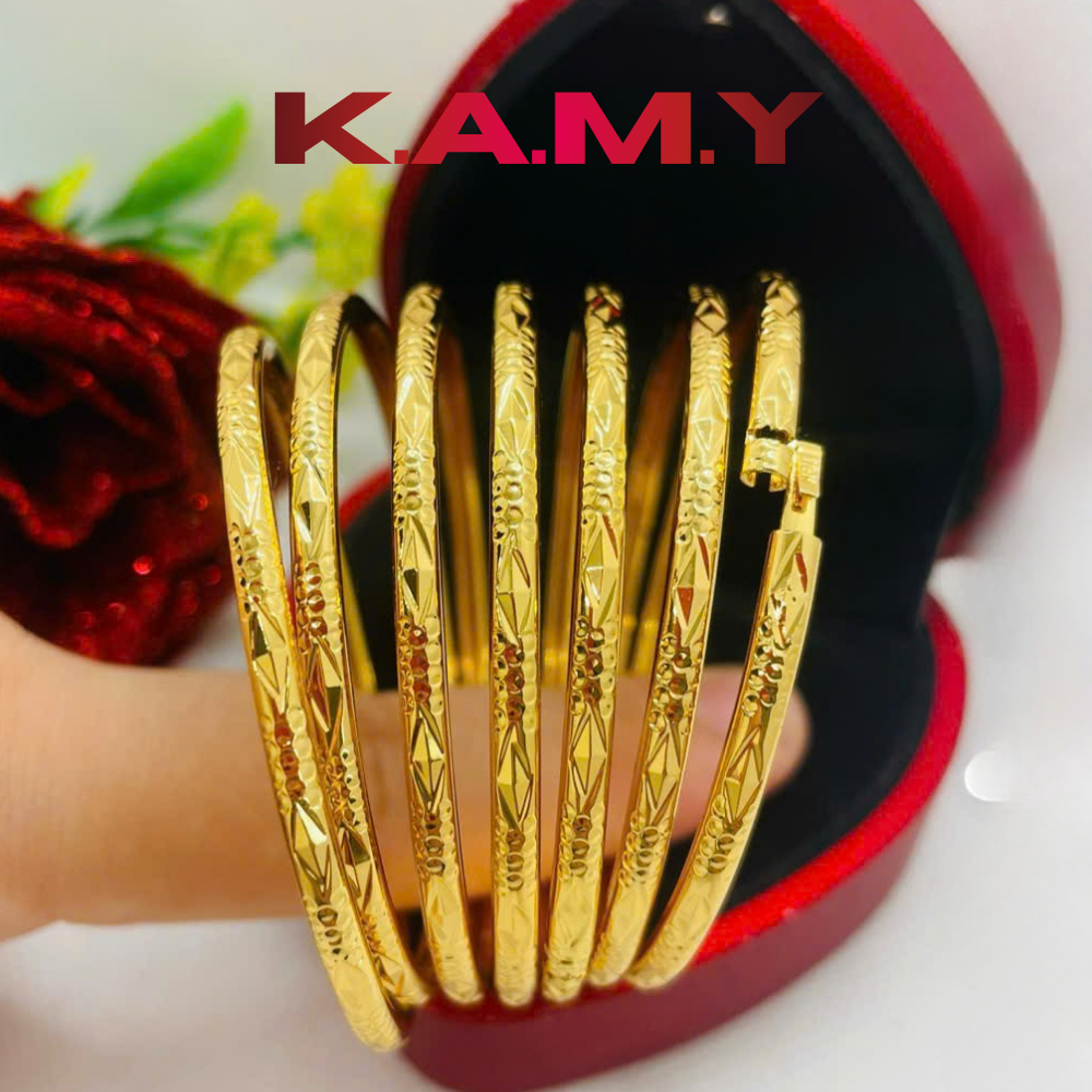 Bộ ximen 3 li khóa lưỡi gà cực đẹp mạ vàng bền màu - Ximen cao cấp bộ 7 chiếc