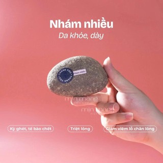 COMBO 2 Đá Tắm Kì Ghét, Da Chết, Đá Cuội Tự Nhiên Tẩy Tế Bào Chết, Kỳ Da Chết Body Lưng, Triệt Lông