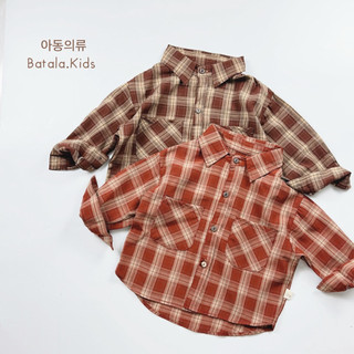 Áo sơ mi kẻ cho bé trai Batala kids, ÁO SƠ MI KẺ 3 MÀU MỚI 2025 (SƠ MI KẺ 05)