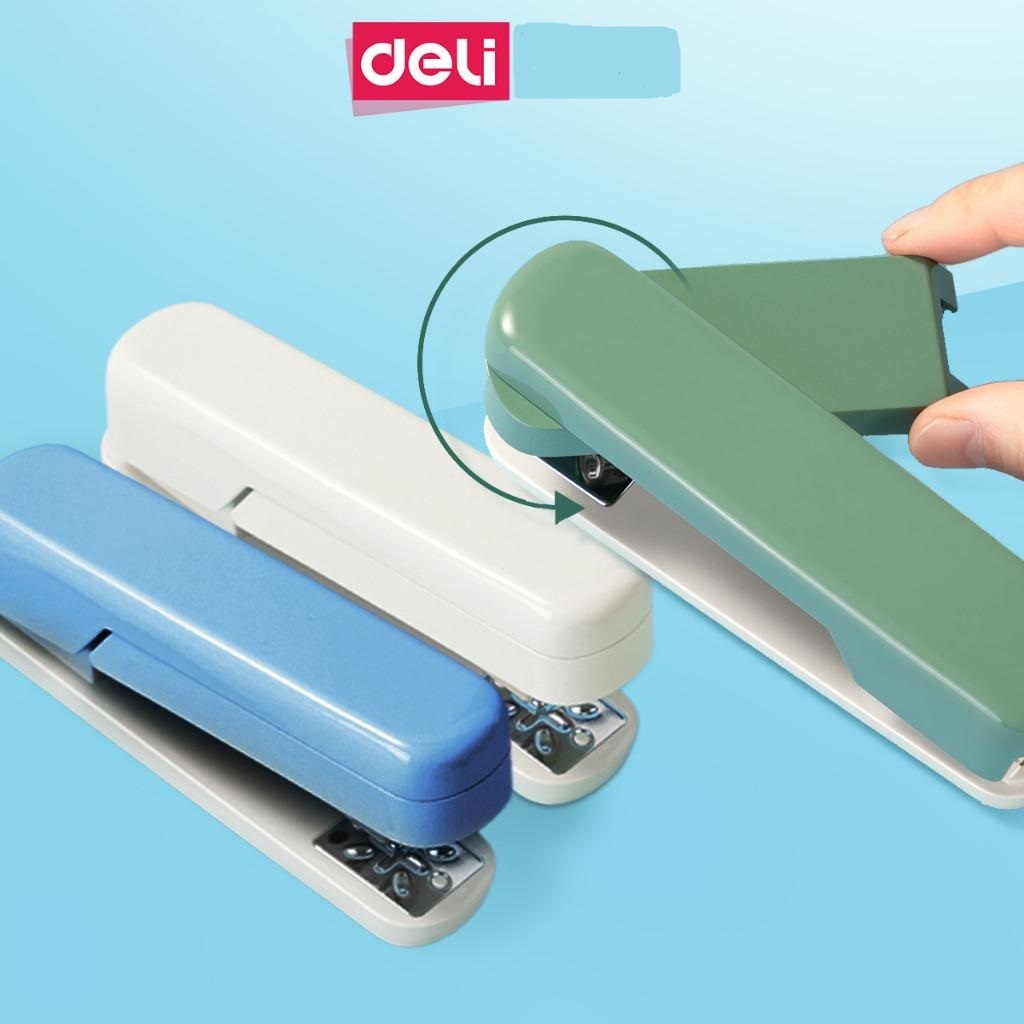 Dập Ghim Xoay Chiều Deli 40 Trang, Chuyên Dụng Văn Phòng, Hỗ Trợ Ghim 24/6 26/6 Tiện Lợi