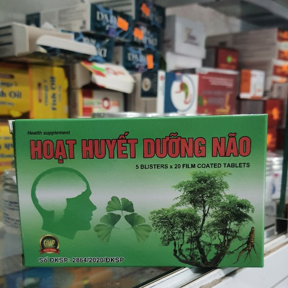 [CHÍNH HÃNG - QUÀ] Hộp Hoạt Huyết Dưỡng Não Đại Uy – Tăng tuần hoàn máu, giảm đau đầu, mất ngủ