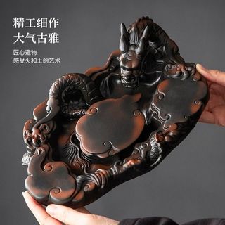 🌸 Khay Trà Gốm Tử Đào Kiến Thủy – Thiết Kế Độc Đáo, Thủ Công Nghệ Thuật, Phụ Kiện Trà Cao Cấp