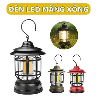 Đèn Cắm Trại, Dã Ngoại, Đèn Bão Măng Xông Công Suất 5W  Siêu Tiện Lợi