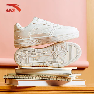 ANTA Giày Thời Trang Thể Thao Nữ X-Game Shoes Giày Sneaker đế bằng full trắng siêu nhẹ 1225C8010