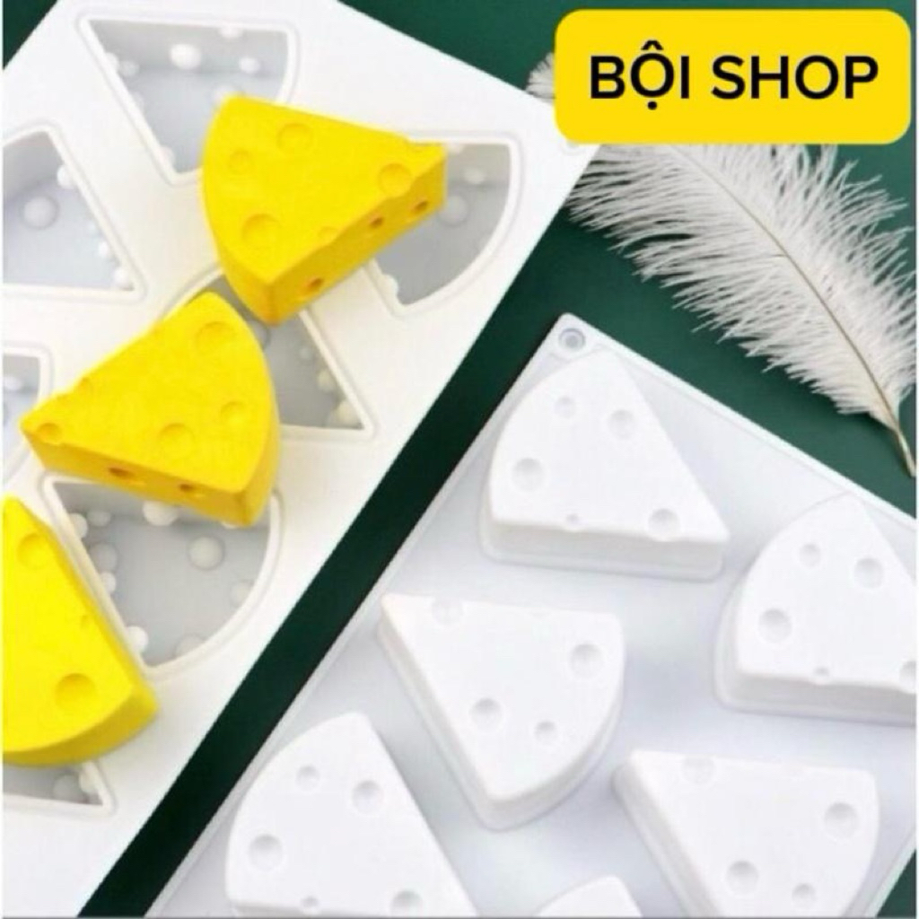 BỘI SHOP KHUÔN SILICON 8 PHOMAI LỚN, 8 PHOMAI NHỎ LÀM SOCOLA, RAU CÂU ...