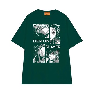 Áo Thun Anime Trending Demon Slayer Team Diệt Quỷ Tanjiro Vải Cotton 75 Mềm Mịn NGỐ TEE