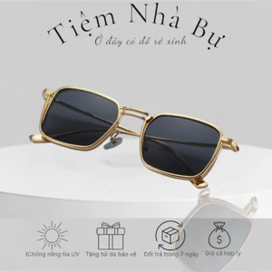 Mắt kính râm unisex nam nữ mắt nhỏ thời trang restock cổ điển - Bự Store - 2010