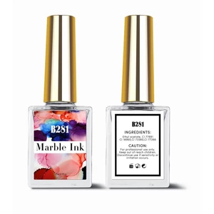 Cồn loang đen, trắng gạo B281 trang trí móng chuyên dụng làm nail chai 15ml
