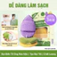 Miếng Bọt Biển Rửa Mặt Sâu Lỗ Chân Lông 3 Miếng Rửa Mặt Puff Mềm Mại Thân Thiện Với Da