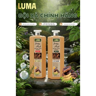 Bộ Gội Xả Luma Dưỡng Sinh Nhân Sâm Bồ Kết Hà Thủ Ô 2000ml Hương Thảo Dược Thiên Nhiên Sang Trọng