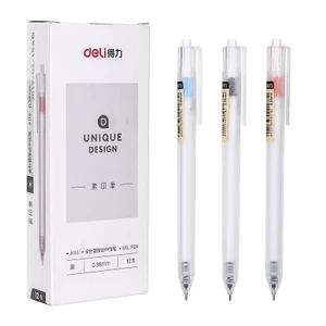 Bút Gel Deli A115 – Ngòi 0.38mm, Viết Mượt, Mực Đậm Rõ, Phù Hợp Học Sinh & Văn Phòng