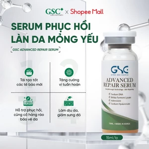 Serum Phục Hồi Da, Giảm Đỏ, Chống Lão Hóa GSC Advanced Repair Serum 15ml cho Da Peel, Da Mỏng Yếu - GC082A