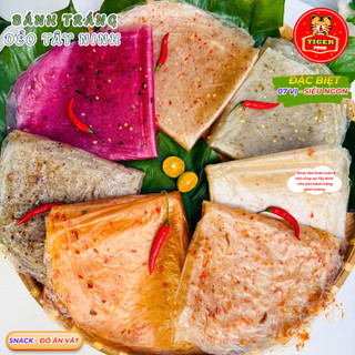 Bánh tráng dẻo cay TIGER FOOD bánh tráng phơi sương dẻo hành ớt dẻo chay Siêu Ngon