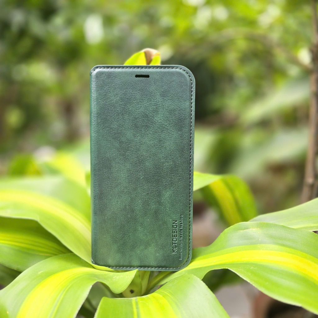 Bao da gập 2 mặt KST DESIGN cho IPhone 17Promax 17Pro 17Air 17 chất liệu da cao cấp