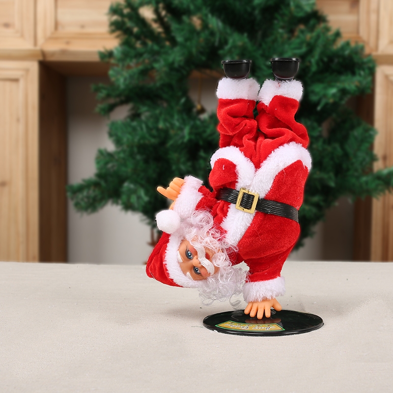 Đồ Chơi Ông Già Noen Lắc Mông Noel Nhảy Dù Nhào Lộn  Dễ Thương Có Nhạc Trang Trí Giáng Sinh Lễ Hội-Đồ Chơi Cho Bé PUKAPI
