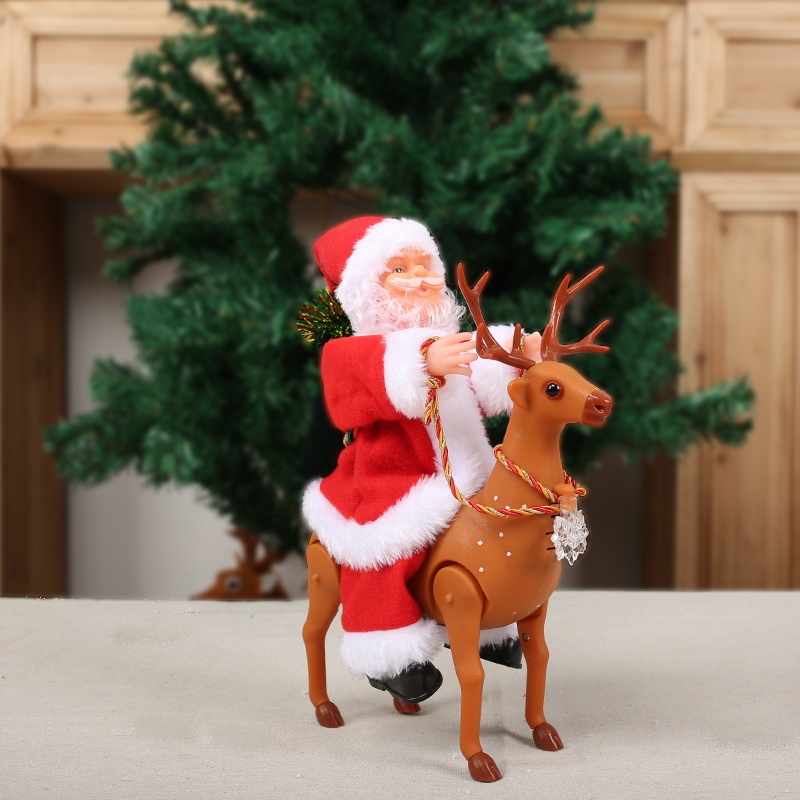 Đồ Chơi Ông Già Noen Lắc Mông Noel Nhảy Dù Nhào Lộn  Dễ Thương Có Nhạc Trang Trí Giáng Sinh Lễ Hội-Đồ Chơi Cho Bé PUKAPI
