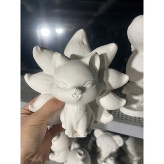 [Tặng dây 6 màu khi mua 2 tượng] Tượng thạch cao tô màu 3D nhiều hình đáng yêu cho các bé thỏa sức sáng tạo.