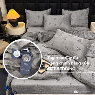 Chăn lông thỏ M2T BEDDING cao cấp kích thước 2mx2m2 nặng 4kg - chăn mùa đông sang trọng, cao cấp