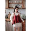 Set áo sơ mi voan tơ tay bèo mix ÁO LEN 2 DÂY dáng babydoll màu vintage siêu xinh