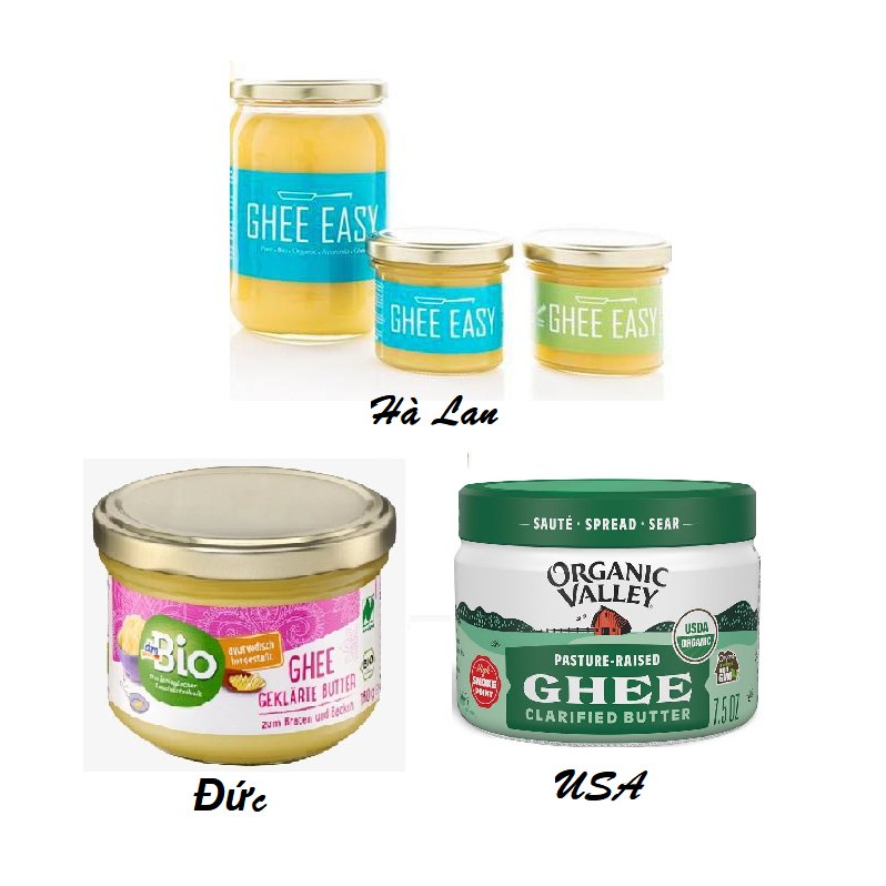 Bơ Ghee hữu cơ dmBio/ organic Valley/ ghee easy