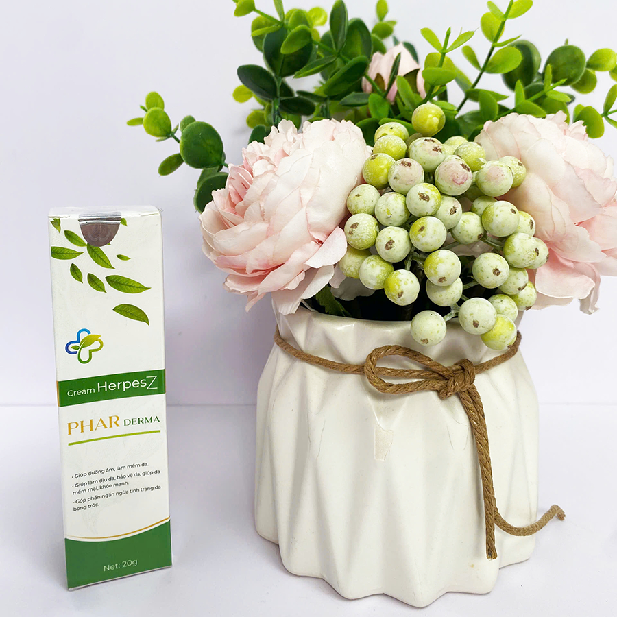 Kem Bôi Da Cream Herpesz Phar Derma, Giải Pháp Cho Làn Da Thuỷ Đậu, Zona, Mụn Nước