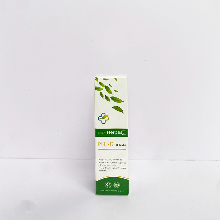 Kem Bôi Da Cream Herpesz Phar Derma, Giải Pháp Cho Làn Da Thuỷ Đậu, Zona, Mụn Nước
