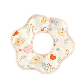 Yếm vải chống thấm nước hình cánh hoa cho trẻ sơ sinh và trẻ mới biết đi - xoay 360 độ