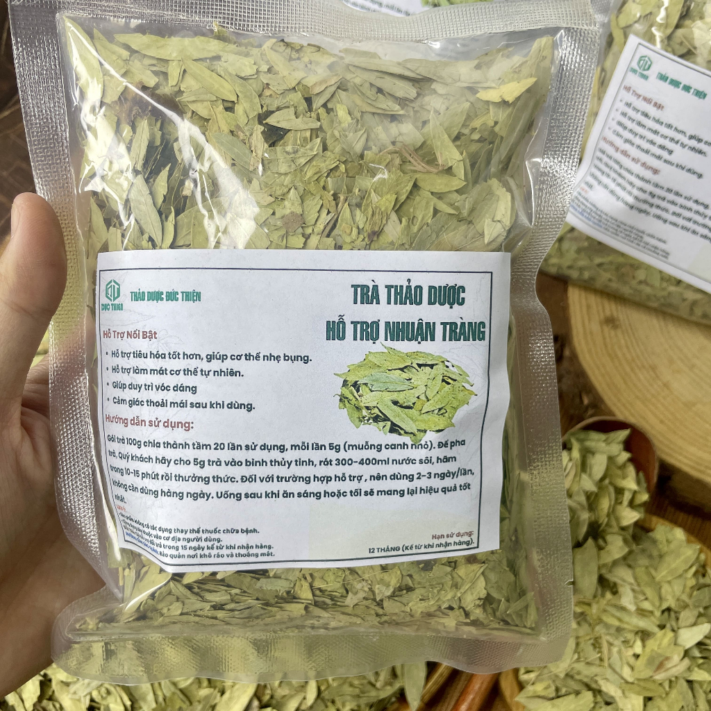 Trà Táo Bón Đức Thiện (1 Gói 100g) (Trà Thải Độc Ruột) - Hỗ Trợ Táo Bón, Giam Cân, Thải Đ-ộc Ruột