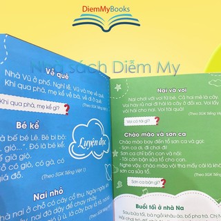 Sách- Luyện Đọc Đánh Vần Tư Duy Ngôn Ngữ Tập Đọc Câu Hành Trang Chuẩn Bị Vào Lớp 1 Cho Bé Từ 3 4 5 6 Tuổi