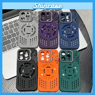Ốp Lưng iPhone Mềm Từ Tính Giá Đỡ Tản Nhiệt Sang Trọng Chống Sốc, Bảo Vệ Camera - iP 11/12/13/14/15/16/17/Pro/Max/Air