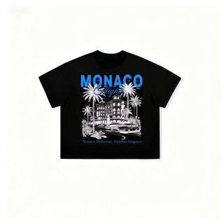 Áo Thun Cotton Boxy Oversize In Hình Khu Phố Phong Cách Streetwear Unisex Nam Nữ