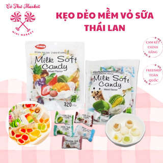 Kẹo Dẻo Mềm Thái Lan Milk Soft Candy Trái Cây/ Trà sữa 320g - CÔ THƯ MARKET