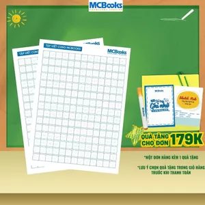 Quà tặng - Giấy luyện viết chữ Hán ô mễ - MCBooks